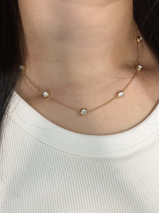 Dainty Diamond Necklace