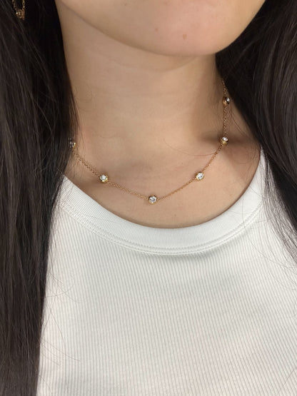 Dainty Diamond Necklace