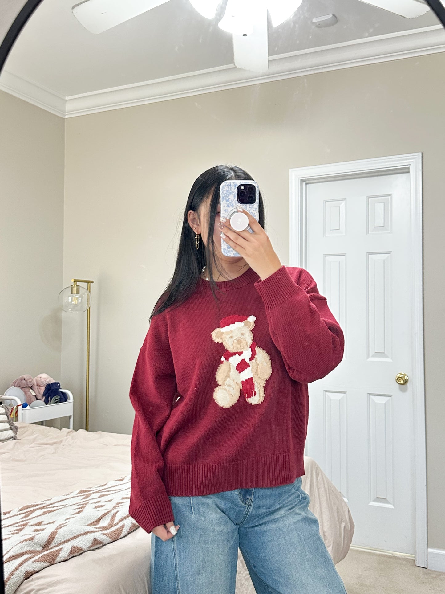 Holly Jolly Teddy Sweater