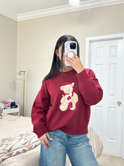Holly Jolly Teddy Sweater