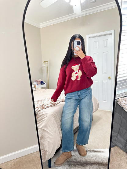 Holly Jolly Teddy Sweater