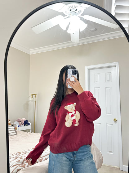 Holly Jolly Teddy Sweater